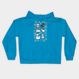 Christmas French Bulldog Kids Hoodie